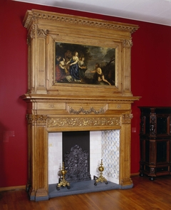 Chimney piece with representation of Odysseus and Nausicaa by Philips Vinckboons II