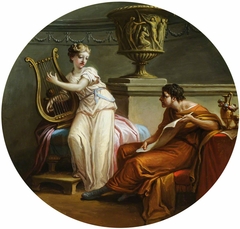 Chloe playing the Lyre to Daphnis