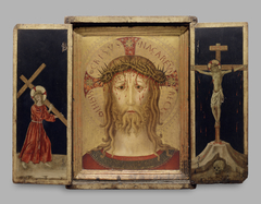 Christ Carrying the Cross; Christ the Redeemer; the Crucifixion by Benedetto Bonfigli