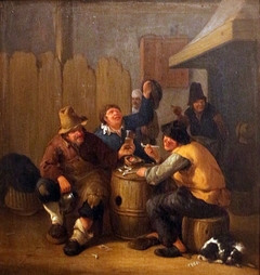 Court of a Tavern by Pieter van Laer