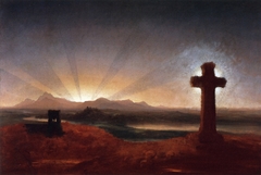 Cross at Sunset by Thomas Cole