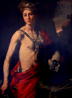 David with the Head of Goliath by Hendrick de Somer