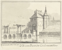 De Nieuwe Poort te Oudewater by Hendrik de Winter