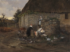 Den gamle brønn i Concarneau by Sigrid Bølling