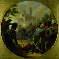Die Einnahme von Vicenza 1848 by Karl von Blaas