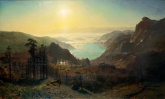 Donner Lake from the Summit by Albert Bierstadt