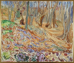 Elm Forest in Spring by Edvard Munch