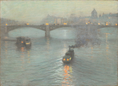 Evening on the Seine by L Birge Harrison