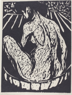 Female Nude (Weiblicher Akt) by Ernst Ludwig Kirchner