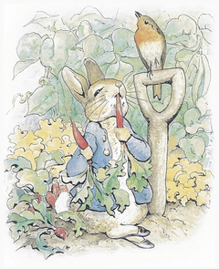 First he ate some lettuces by Beatrix Potter