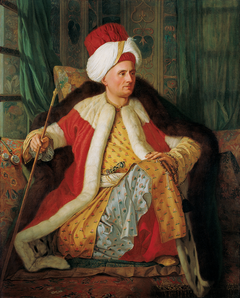French Ambassador Vergennes Count Charles Gravier's Portraits in Turkish Clothing by Antoine de Favray
