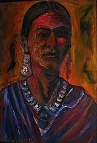 frida kahlo by me by Metin Yasarturrk