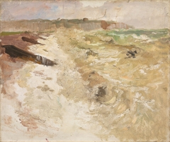 From the Beach at Dieppe by Frits Thaulow