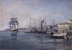 From the Harbour of Kristiansand by Johan Martin Nielssen