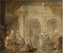 George II, King of England and his Family by William Hogarth