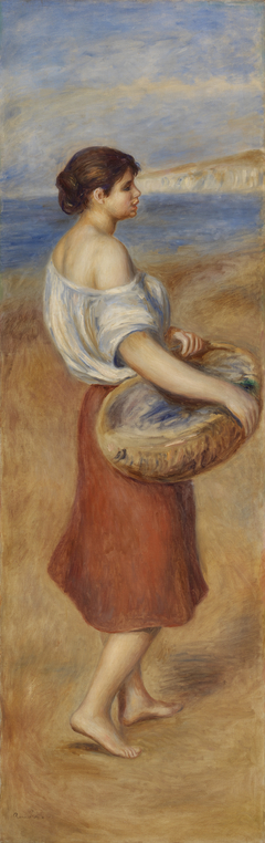Girl with Basket of Fish (Pêcheuse de poissons)