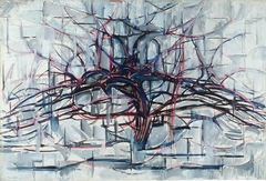 Horizontal Tree by Piet Mondrian