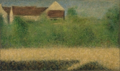 Houses and Garden by Georges Seurat