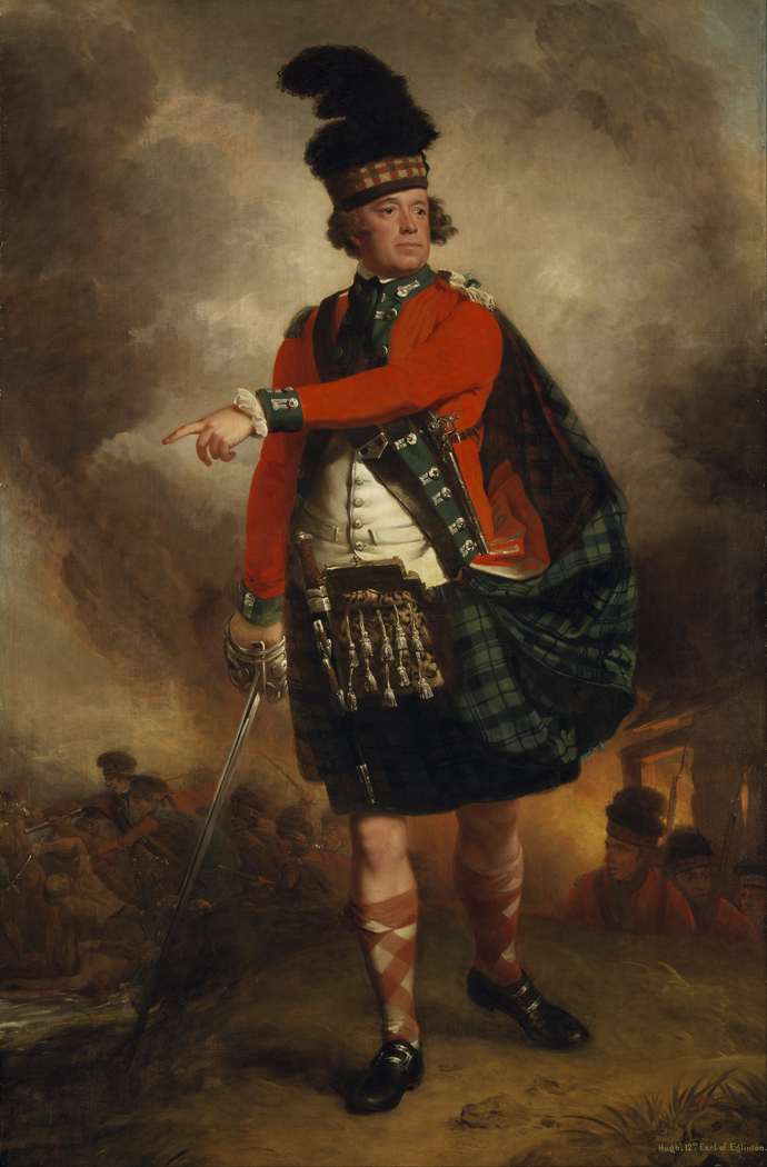 Hugh Montgomerie, 12th Earl of Eglinton. Soldier; Lord Lieutenant of Ayrshire