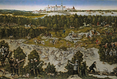 Hunt at the Castle of Torgau in honour of Ferdinand I by Lucas Cranach the Elder