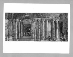 Inneres der Markuskirche in Venedig by Rudolf von Alt
