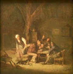 Interior of a Peasant's Cottage by Adriaen van Ostade