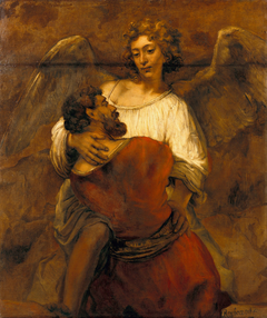 Jacob wrestling with the angel