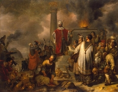 Jeroboam's Sacrifice at Bethel by Gerbrand van den Eeckhout