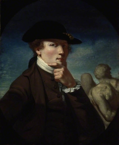 John Runciman, 1744 - 1768. Artist (Self-portrait) by John Runciman