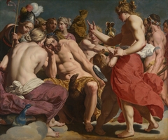 Jupiter Rebuked by Venus by Abraham Janssens