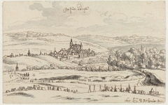 Kampement van het leger van Willem III bij Binche by Josua de Grave