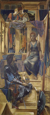 King Cophetua and the Beggar Maid - Cartoon Study by Edward Burne-Jones