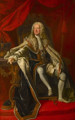 King George II (1683–1760) by studio of Thomas Hudson