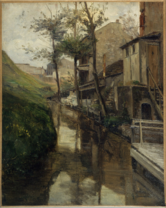 La Bièvre, rue Vulpian by Germain Eugène Bonneton