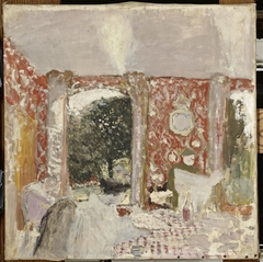 La Salle à manger rouge by Édouard Vuillard