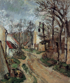 La Vieille Route à Auvers-sur-Oise (Old Road at Auvers-sur-Oise) by Paul Cézanne