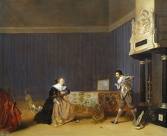 Lady and Gentleman in an Interior, 'A startling Introduction'