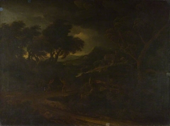 Landscape with a Storm by Gaspard Dughet