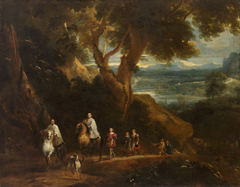 Landscape with Rudolf von Habsburg and the priest