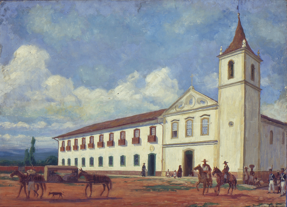 Largo e Mosteiro de São Bento, 1830
