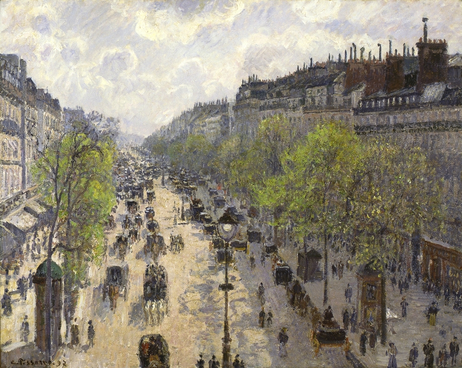 Le Boulevard de Montmartre, Matinée de Printemps