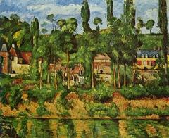 Le Château de Médan by Paul Cézanne