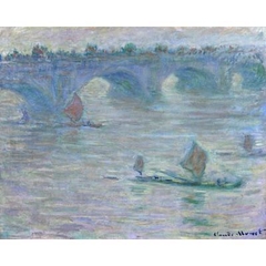 Le pont de Waterloo by Claude Monet