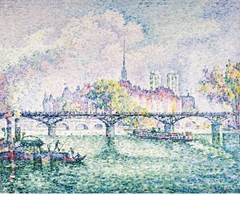 Le Pont des Arts by Paul Signac