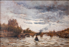 Le pont royal à Paris by Frank Myers Boggs
