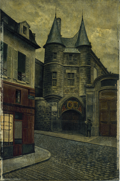 Le Portail de l'hôtel de Clisson, rue des Archives by Henri Chapelle