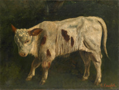 Le Veau blanc by Gustave Courbet