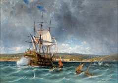 Le Vétéran entrant à Concarneau by Michel Bouquet