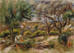 Les Collettes à Cagnes by Auguste Renoir