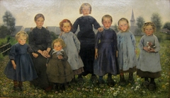 Les fillettes by Léon Frédéric